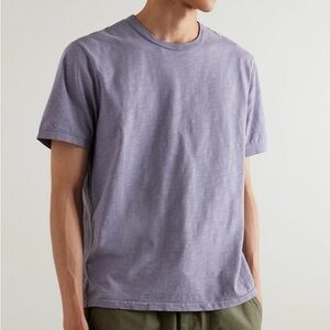 Alex Mill Standard Cotton-Jersey T-Shirt Purple